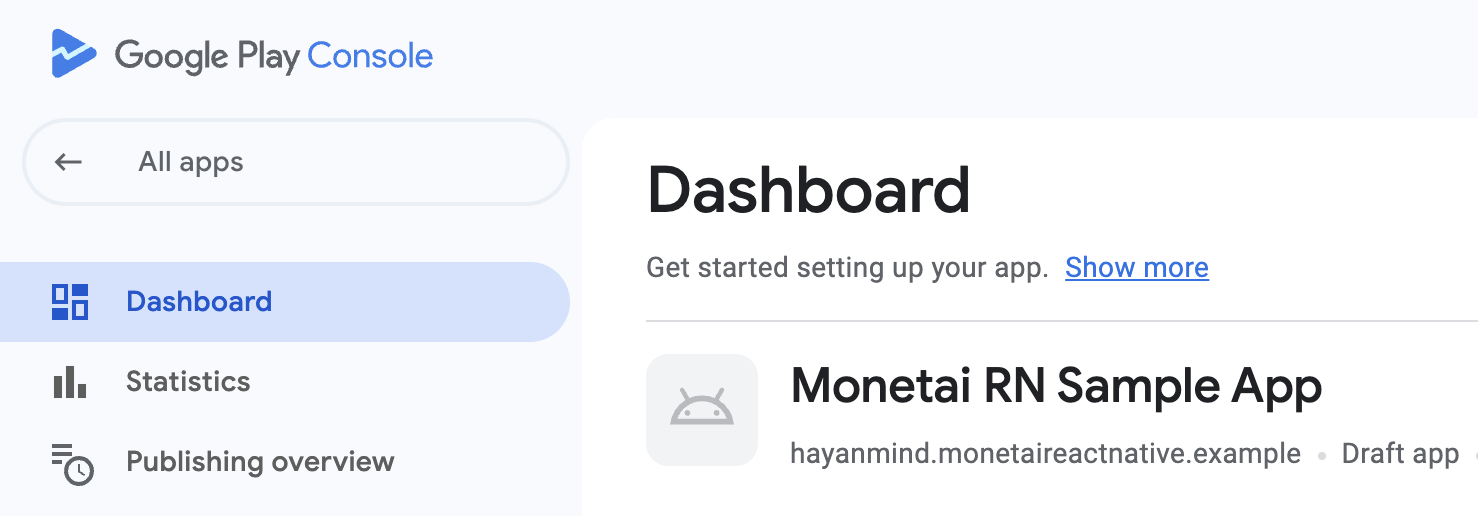 Android Package Name Input